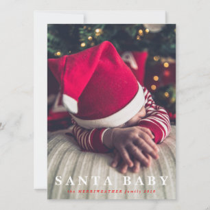 tomte baby julkort