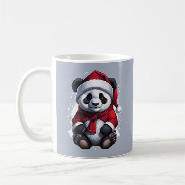 Tomte Baby Panda | Jul Kaffemugg (Vänster)