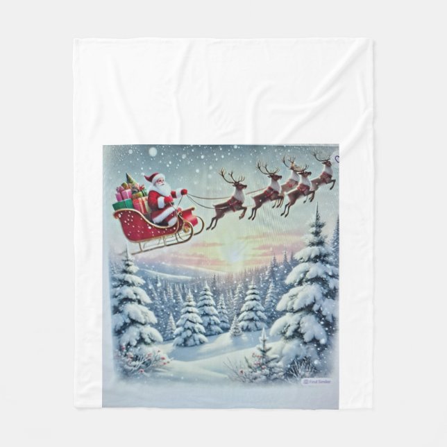Tomte babyfiltar fleecefilt (Framsidan)