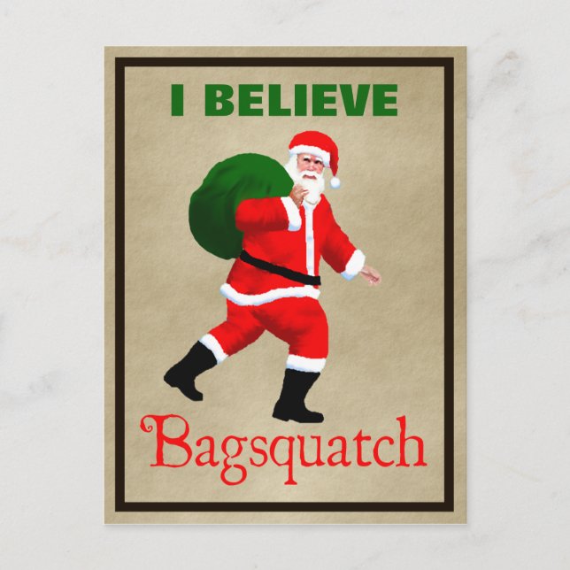 Tomte - Bagsquatch Helg Vykort (Framsida)