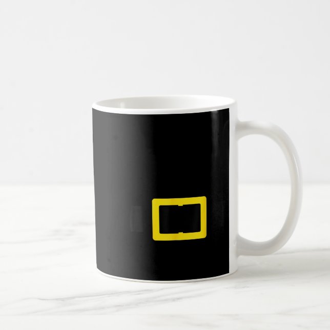 Tomte bälte Roligt sött Halloween jul kostym  Kaffemugg (Höger)
