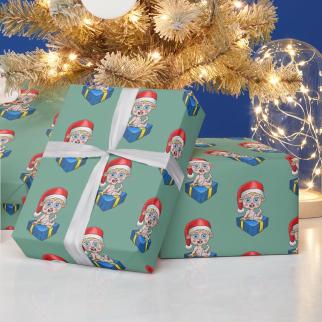 Tomte-Barn Presentpapper (Helgdagar)