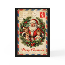 Tomte Barn Vintage Flygpost