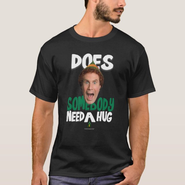 Tomte behöver en kram t shirt (Framsida)