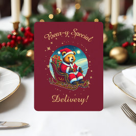 Tomte Björns Julflygande Högtidliga Hälsningar Julkort