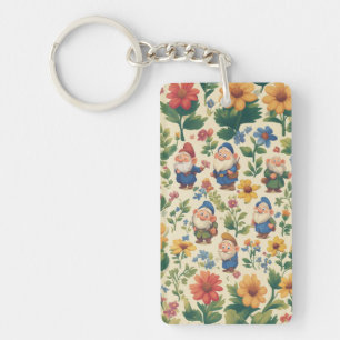Tomte blommönsterdesign
