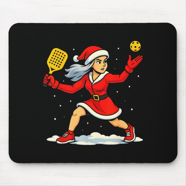 Tomte Ckleball Spelare Jul Snö Xmas Pyjamas  Musmatta (Framsidan)