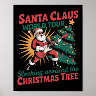 Tomte Claus Världsturné Rockar Runt Julen Poster
