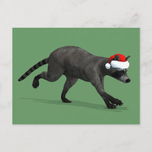 Tomte Coon Helg Vykort