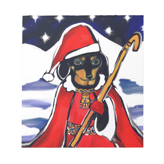 TOMTE DACHSHUND ANTECKNINGSBLOCK (Framsida)