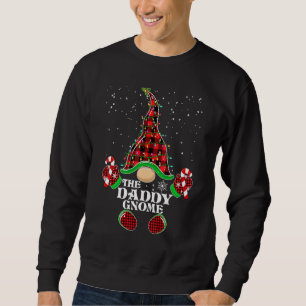 Tomte Daddy Buffalo Randig Matchande Familj Jul Lång Ärmad Tröja