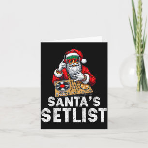 Tomte Dj Musiker Tomtens Spellista House Music Kort