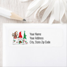 Tomte Elf Ren Jul Tomte Trio Adress
