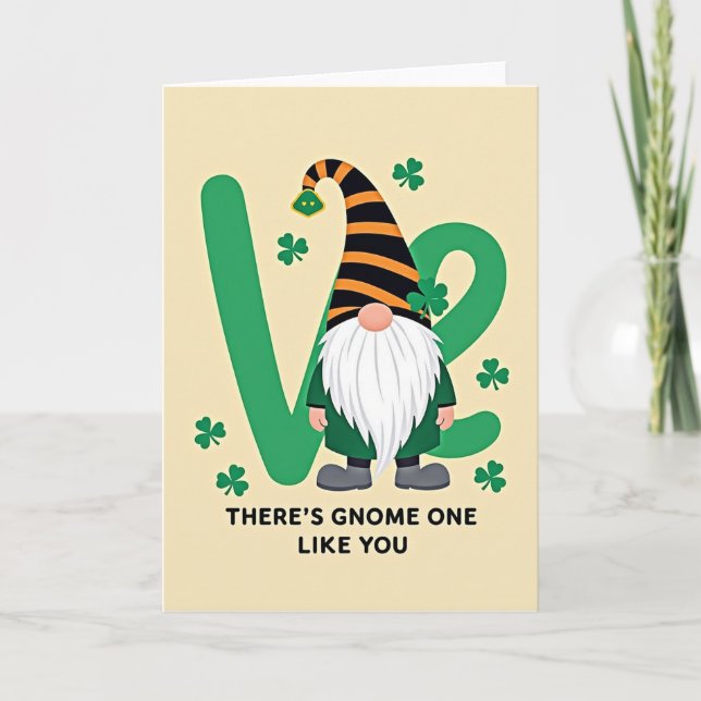 Tomte En Som Dig St Patricks Kort (Framsida)