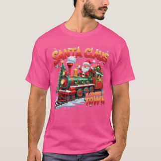 Tomte far kommer till egen julregn rolig t shirt