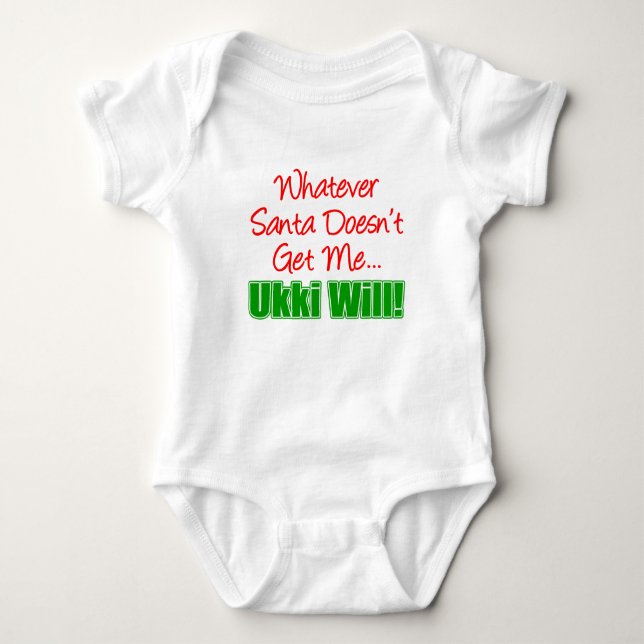 Tomte får mig inte Ukki kommer att göra det Tee Shirt (Framsida)