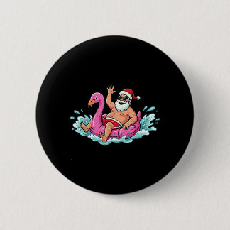Tomte Flamingo Flotte Sommar Sommar Jul Män Knapp