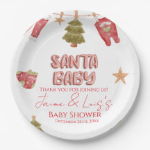 Tomte flicka pojke högtid Baby Shower  
