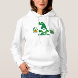 Tomte för St. Patrick's Day med ölmugg T Shirt