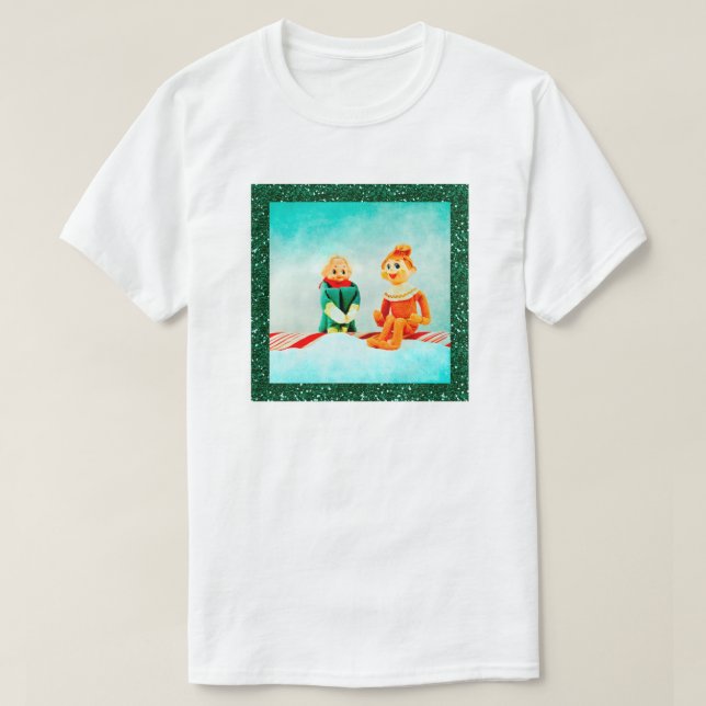 Tomte första dejten tee shirt (Design framsida)