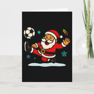Tomte fotboll Sport Spelar jul Snö X Kort