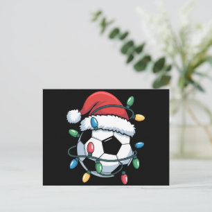 Tomte Fotbollboll Sport Julfotbollsspelare Helg Vykort