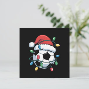 Tomte Fotbollboll Sport Julfotbollsspelare Julkort