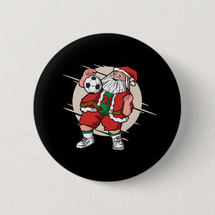 Tomte Fotbollsspelare Juldesign Knapp