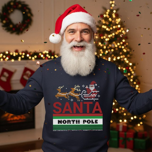 Tomte Från Nordpolen Lång Ärmad Tröja (Skapare uppladdad)