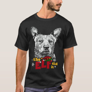 Tomte gjorde det Australian Cattle Dog jul T Shirt
