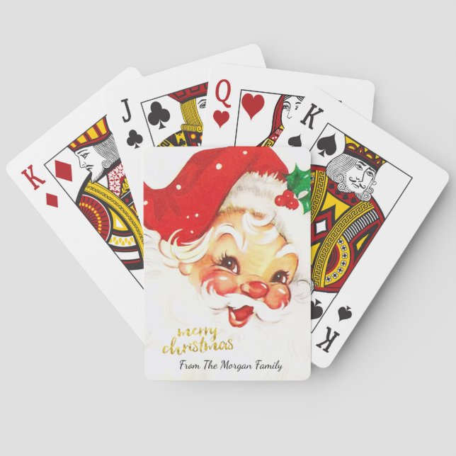 Tomte Glad jul  Casinokort (Baksidan)