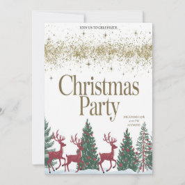 Tomte Glad Jul Festlig Julfest Inbjudan