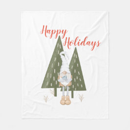 Tomte Glad Jul Fleecefilt