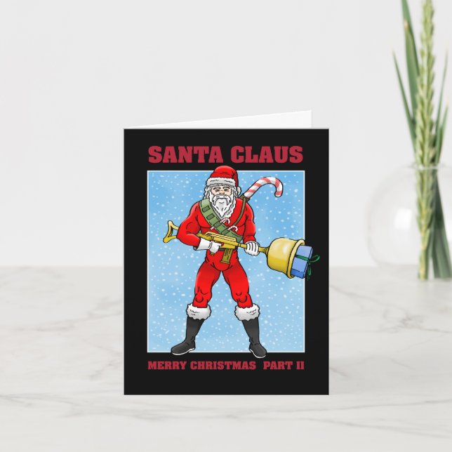 Tomte God Jul Del 2 Julkort Kort (Framsida)
