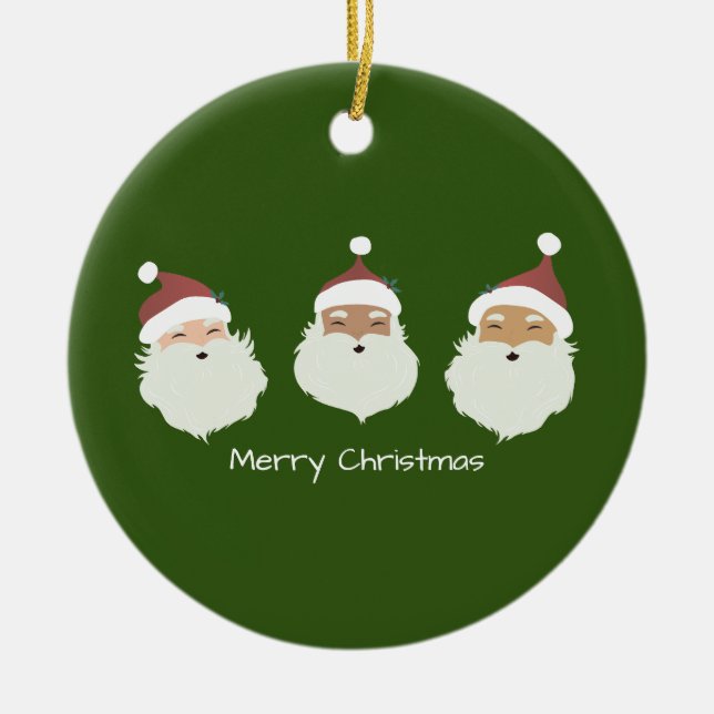 Tomte God Jul  Julgransprydnad Keramik (Framsidan)