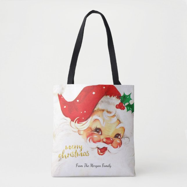 Tomte God Jul Tygkasse (Framsida)
