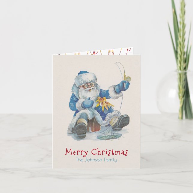 Tomte Gone Fishing (PHOTO INSERT) - Kort / (Framsida)