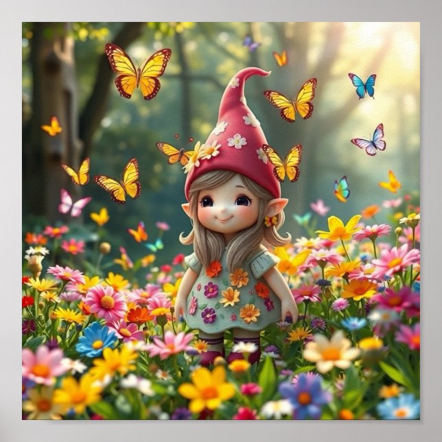 Tomte håll eller designa din egen  poster (Framsidan)