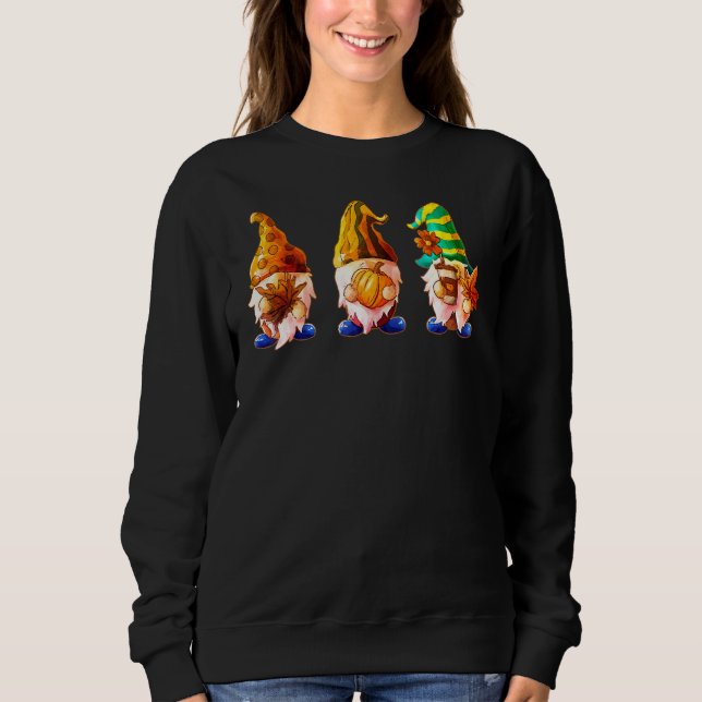 Tomte Halloween-kostym Höst Pumpa Höst Tacksägelse T Shirt (Framsida)