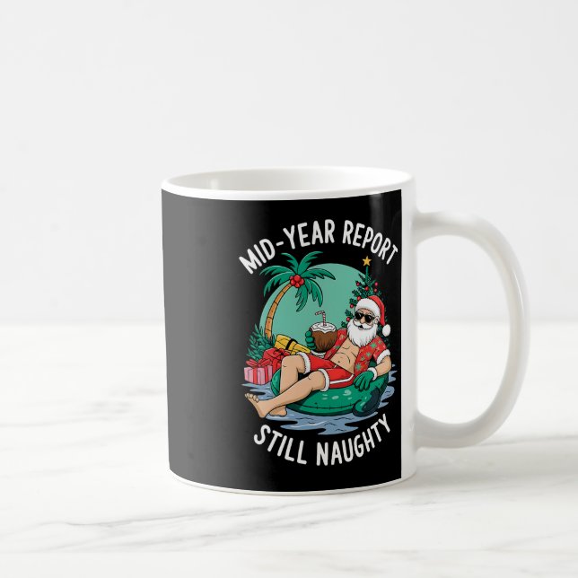 Tomte halvårsrapport Fortfarande busig jul i j Kaffemugg (Höger)