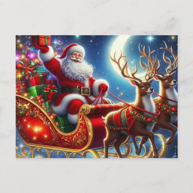 Tomte Helg Vykort (Framsida)