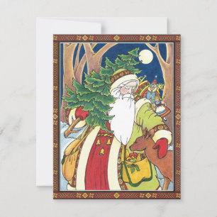 Tomte Hjort i Skog, Julfest Inbjudningar
