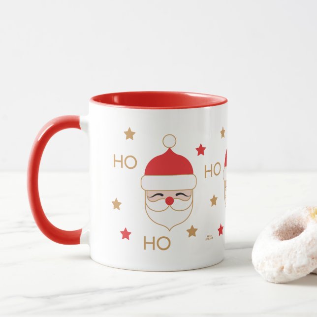 Tomte Ho Ho Ho Mugg (Med munk)