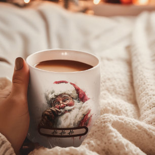 Tomte Ho Ho Ho-mugg – Julpresent Två-Tonad Mugg
