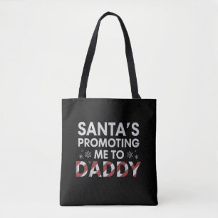 Tomte Höjer Mig Till Pappa Jul Ny Pappa Tygkasse