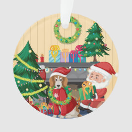 Tomte & Hund vid Öppen Spis – Mysig Jul 