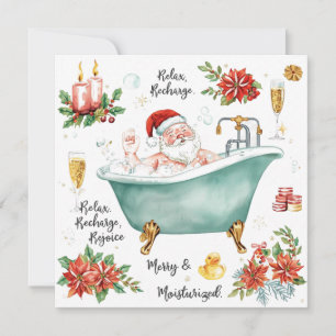 Tomte i bastun Spa jul tema Julkort