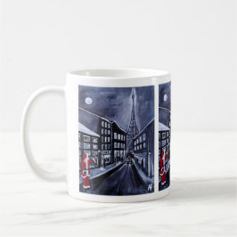 Tomte i Paris Målning av Alfred Fox Kaffemugg