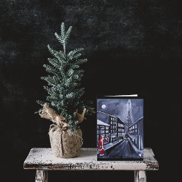 Tomte i Paris Målning av Alfred Fox Kort