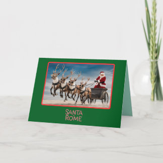 Tomte i Rom Helgkort